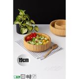 Maloria Bambu Salata Kasesi | 19cm Curve Bowl