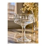 Maloria Elysia Ayaklı Kristal Kahve Yanı Lokumluk Seti | 50ml - 6'lı