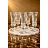 Maloria Elysia Pinterest Kristal Minik Kahve Yanı Cam Flüt Bardak Seti | 6'lı - 50ml