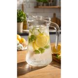 Maloria Plastik Kapaklı Kristal Cam Sürahi | 1.8lt