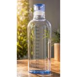 Maloria Renkli Cam Motivasyon Matarası Saat Dereceli | 1 Litre