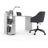 Malta Ofis / Çalışma Masası, Beyaz Antrasit