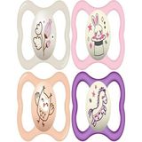Mam 4 Pack/color: Pink & Lilac Emzik - Standart - Şeffaf