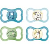 Mam Air Day & Night Pacifier Mavi4'lü Emzik +16 Ay - Standart - Şeffaf