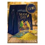 Mam Day Tam Profesyonel Ballı Polenli Yumurtalı Muhabbet Kuşu , Sultan Papağanı , Kanarya Maması 1,5 Kg.