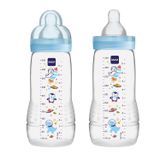 MAM Easy Active Biberon, Göğüs Arasında Geçiş Yapın ve Temizleyin, 4+ Ay, Erkek, 2 adet (1'li Paket)