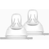 Mam Yavaş Akışlı Skinsoft Silikon Biberon Emziği No:1 2'li Paket