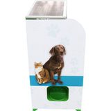 Mama Besleme Odağı Iki Adet Mama Kablı ve Kendinden Sensörlü Otomatik Mama ve Su Makinesi Güneş Enerjili 105 Litre(60 Kg) Mama, 25 Litre Su Kapasitesi - 65cmx65cmx165cm