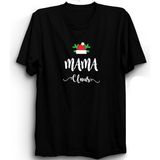 Mama Claus, Noel Anne, Christmas, Yeni Yıl, Yılbaşı Tişört - Siyah - XL
