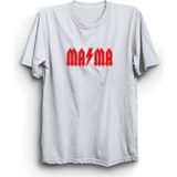 Mama, Cool Mother, Anne, Like Acdc Logo Style %100 Pamuk Tişört - Beyaz - XL