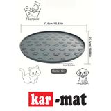 Mama Kabı Altlığı, Beslenme Pedi, Beslenme Paspası, Kedi Köpek Mama Kabı Paspası