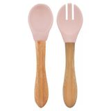 Mama Kaşığı + Çatal Pinky Pink (5 Adet)