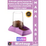 #Mama Kedi Köpek Otomatik Akıllı Hazne Plastik Büyük Boy Kaliteli Şık Hazneli Su Mama Kabı 3 Litre
