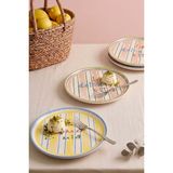 Mama Mia & La Dolce Vita Nordic 4\'lü Pasta Tabağı 22 cm - Çok Renkli