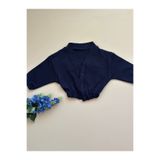Mama Miel Baby Lacivert Penye Ceket - %100 Pamuk