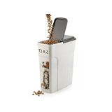 Mama Saklama Kabı, 5.8 LT, Kedi ve Köpek için, Hava Geçirmez Kapaklı, BPA İçermez, 25x10x30.8 cm