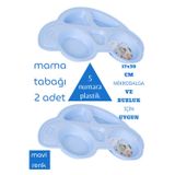 mama tabağı 2 adet 17x30 CM MİKRODALGA VE BUZLUK İÇİN UYGUN 5 numara plastik
