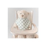 Mama Yoyo Baby&Kids %100 Organik Müslin Üçgen Mama Önlüğü Çift kat Müslin Mint Dama