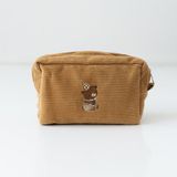 mama-yoyo baby&kids Kadife Organizer Çanta Tarçın - Ayı nakışlı