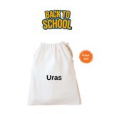 Mama Yoyo Baby&Kids Kişiye özel %100 pamuk kese okul kıyafet kesesi çantası