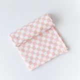 Mama Yoyo Çok Amaçlı Organik Müslin Örtü - 100 X100 cm Pudra Dama - 100 x 100 cm