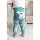 Mama Yoyo Nou Nou Koala Desenli Unisex Bebek Triko Tayt Pantolon - 6 - 12 Ay