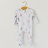 Mama Yoyo Organik Interlok Tulum - Armut Desenli - 9 - 12 Ay - Gökkuşağı
