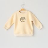 Mama Yoyo Penguen 3D Baskılı Sweatshirt Şardonlu - 2 - 3 Yaş - Krem