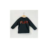 Mama Yoyo Play 3D Baskılı Sweatshirt - 2 - 3 Yaş - Füme - Gri