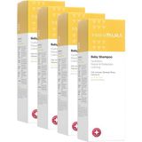 Mamaaura Baby Shampoo, Yenidoğanlar İçin Nazik Temizleyici, Göz Çevresine Uygun ve Konak Görünümünü Azaltmaya Yardımcı Bebek Şampuanı, 200 ml (4 paketi)