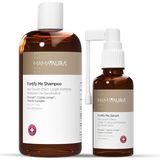Mamaaura Fortify Me Set, Saç Dökülme Görünümünü Azaltmaya Yardımcı, Procapil ve Capilia Longa Içeren Saç Kökü Destekleyici Şampuan & Serum Seti