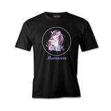 Mamacorn Çiçek Anneler Günü Siyah Unisex Tshirt