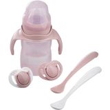 Mamajoo 160ML Kulplu Eğitici Bardak Seti / Powder Pink - Pembe - 160 ml