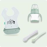 Mamajoo Beslenme Seti - Powder Green - Yeşil - Yenidoğan