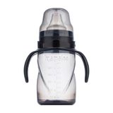 Mamajoo Black 270 ml Kulplu Akıtmaz Eğitici Bardak+Anti-Kolik Bardak Ucu