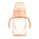 Mamajoo Kulplu Akıtmaz Alıştırma Bardağı 270 ml Powder Blush & Anti- Kolik Uç