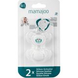 Mamajoo Ortodontik 2'li 0+ Ay Baykuş Beyaz Silikon Emzik