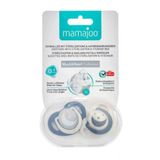 Mamajoo Yalancı Emzik 0 Ay+ Black&Pearl Ortodontik Gece - Gündüz | 2 Adet