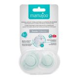 Mamajoo Yalancı Emzik 0 Ay+ Powder Green Ortodontik | 2 Adet