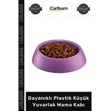 #Mamakabı Dayanıklı Plastik Yıkanabilir Hijyenik Kedi Köpek Besleme Küçük Yuvarlak Mama Kabı