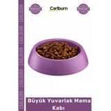 #Mamakabı Evcil Hayvan Kalite Dayanıklı Sağlam Plastik Yıkanabilir Beslenme Büyük Yuvarlak Mama Kabı