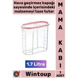 #Mamakabı Hava Geçirmez Kapaklı Taze Tutan Plastik Mutfak Saklama Kabı Mama Kabı 1.7 Litre