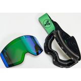 Mamamia Profesyonel Kayak / Snowboard Gözlüğü Mıknatıslı Yeşil Model