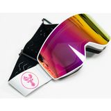 Mamamila Profesyonel Kayak / Snowboard Gözlüğü Mıknatıslı Mor-Pembe Model - Pembe - Mor - Standart