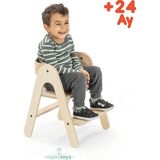 Mamatoyz Ahşap Basamak ve Sandalye - MiniStep Naturel - Öğrenme Basamağı - Banyo ve Mutfak için Yükseltici - - Naturel Ahşap