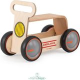 Mamatoyz Driveme Wood 3'ü 1 Arada Ahşap Ilk Adım Arabası Yürüme Arkadaşı, Bingit, Oyuncak K - Çok Renkli