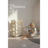 Mamatoyz Montessori My Rack - Çocuk Odasına Ahşap Raf ve Düzenleyici - Ahşap - Bej