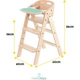 Mamatoyz Mychair Ahşap Mama Sandalyesi - Standart