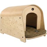 Mamatoyz Nook Large Ahşap Kapalı Köpek Kulübesi - Standart