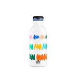 Mamawata Doodle Çelik Pipetli Çocuk Termos Suluk 470 Ml - Beyaz